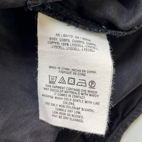 Anthropologie Pilcro and the Letterpress Black Shirt Dress SIZE Small - Picture 4 of 10